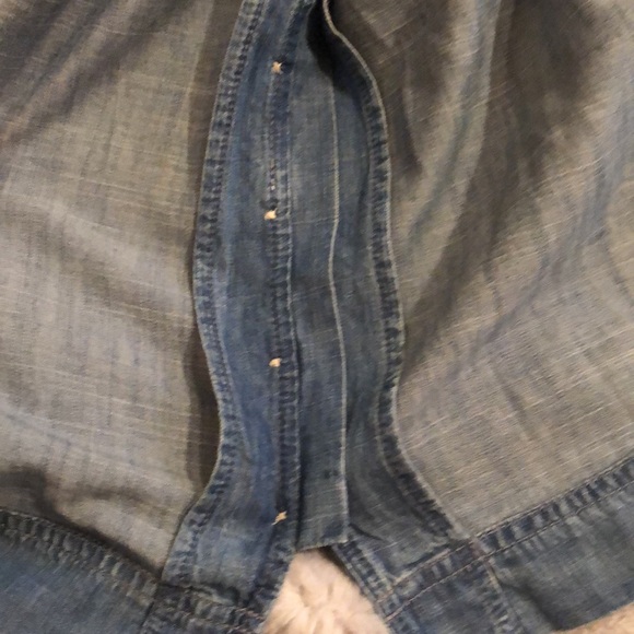 Madewell Chambray Dress Size L - Picture 8 of 12